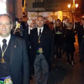 Ciudadanos participa en el desfile del Santo Sepulcro, cofradía oficial de la Semana Santa
