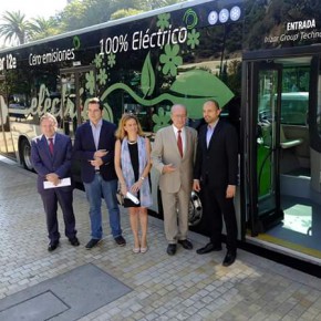 Presentación del nuevo autobús ecológico de la EMT
