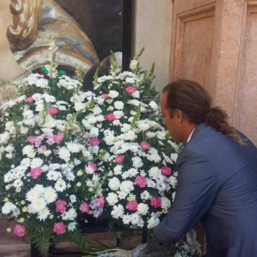 Ofrenda floral de Ciudadanos a Santa María de la Victoria