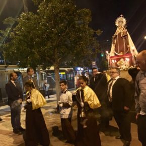 Cassá asiste a la procesión de Nuestra Señora del Carmen de Belén