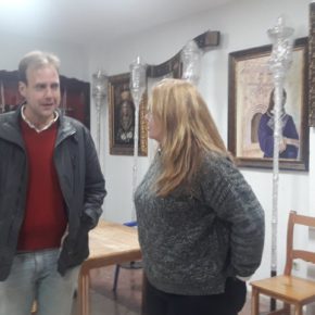 Cs Málaga visita las hermandades de la Salud, Santa Cruz y Dulce Nombre