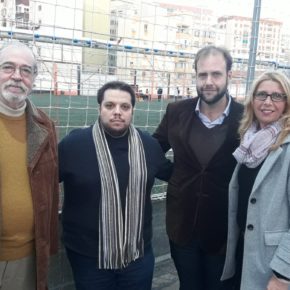 Cs Málaga visita al CD La Unidad de Bailén-Miraflores