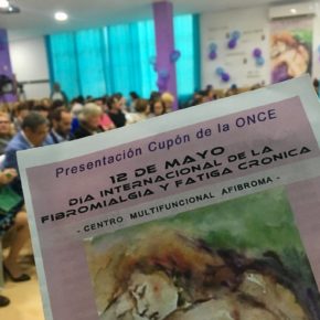 Cassá asiste a la presentación del cupón dedicado a la Asociación de Fibromialgia y Síndrome de Fatiga Crónica de Málaga